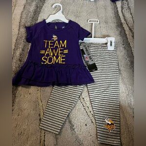 NFL Purple & Gold Minnesota Vikings Set